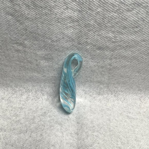 Blue Glass Pendant - Picture 2 of 3